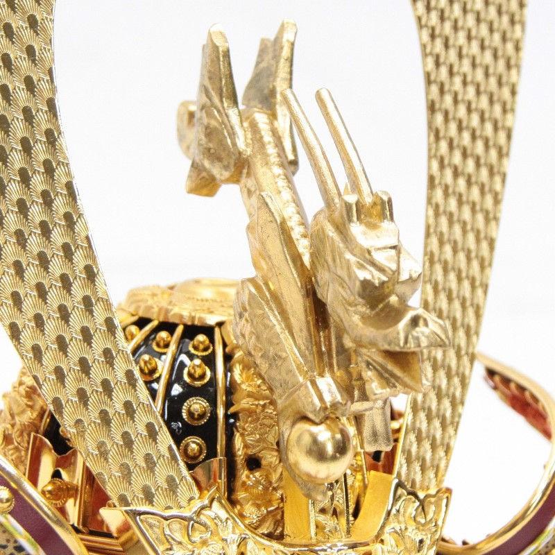 最終価格五月人形＆兜 アウトレット品 五月人形兜 単品 15号 京兜 彫金 櫃付 22a-ya