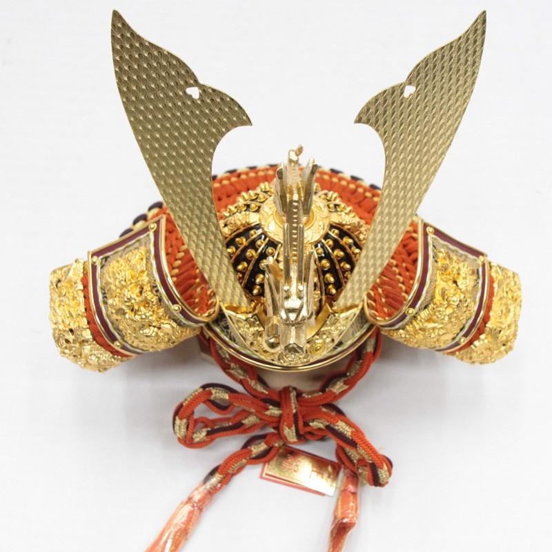 最終価格五月人形＆兜 アウトレット品 五月人形兜 単品 15号 京兜 彫金 櫃付 22a-ya