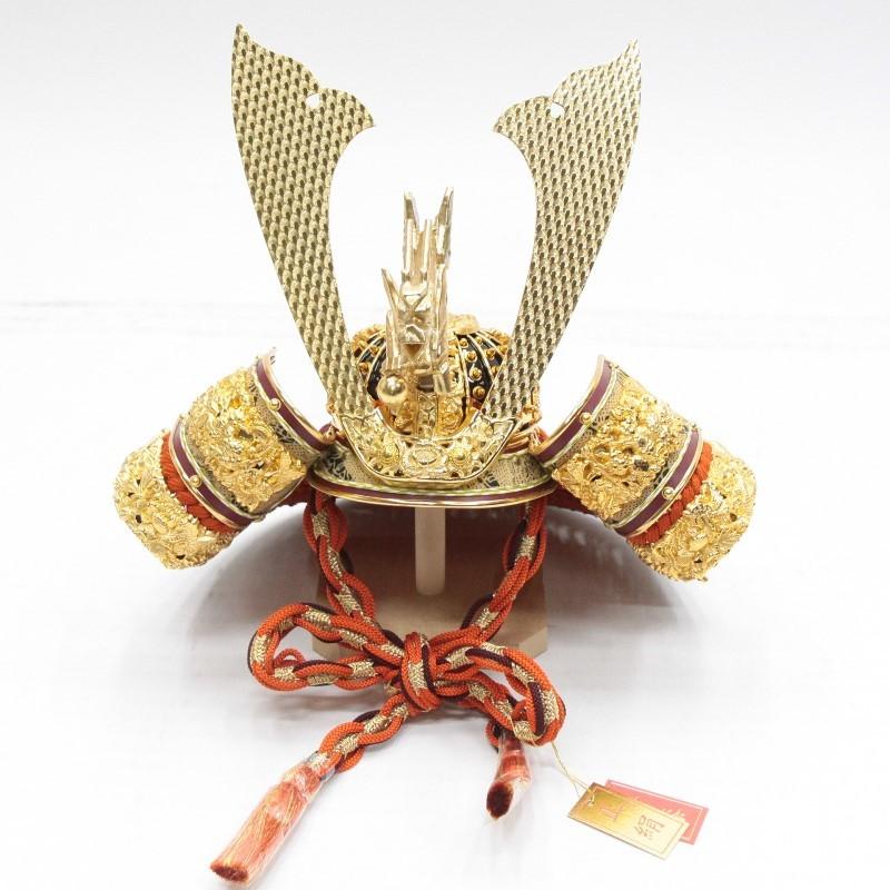 アウトレット品 五月人形兜 単品 15号 京兜 総鍍金本仕立 櫃付 22a-ya