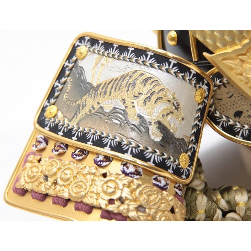 アウトレット品 五月人形兜 単品 23号 剣虎 櫃付 22a-ya-2422 : さくら