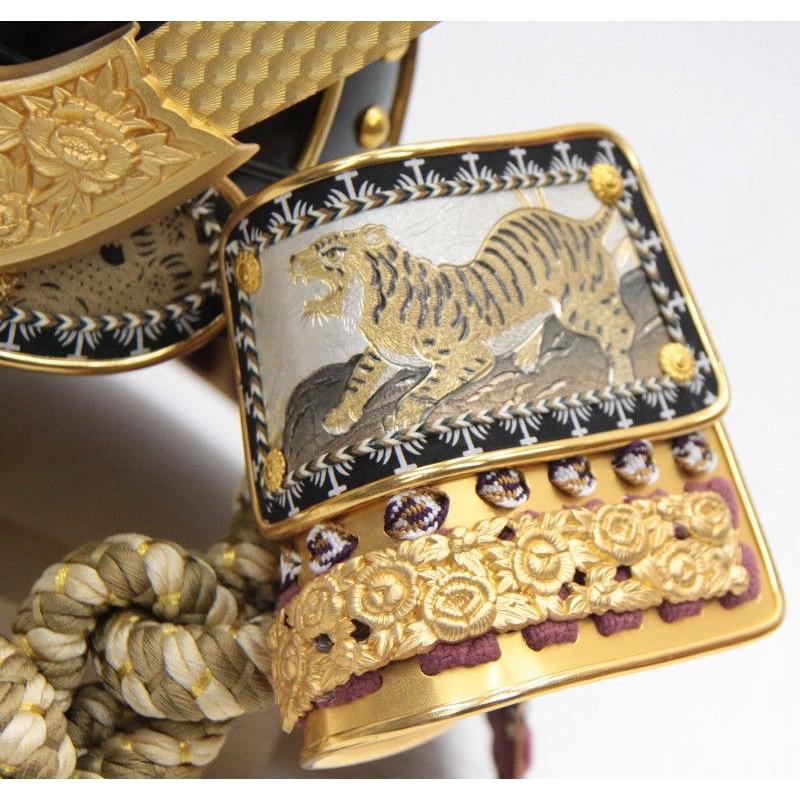 アウトレット品 五月人形兜 単品 23号 剣虎 櫃付 22a-ya-2422 : さくら