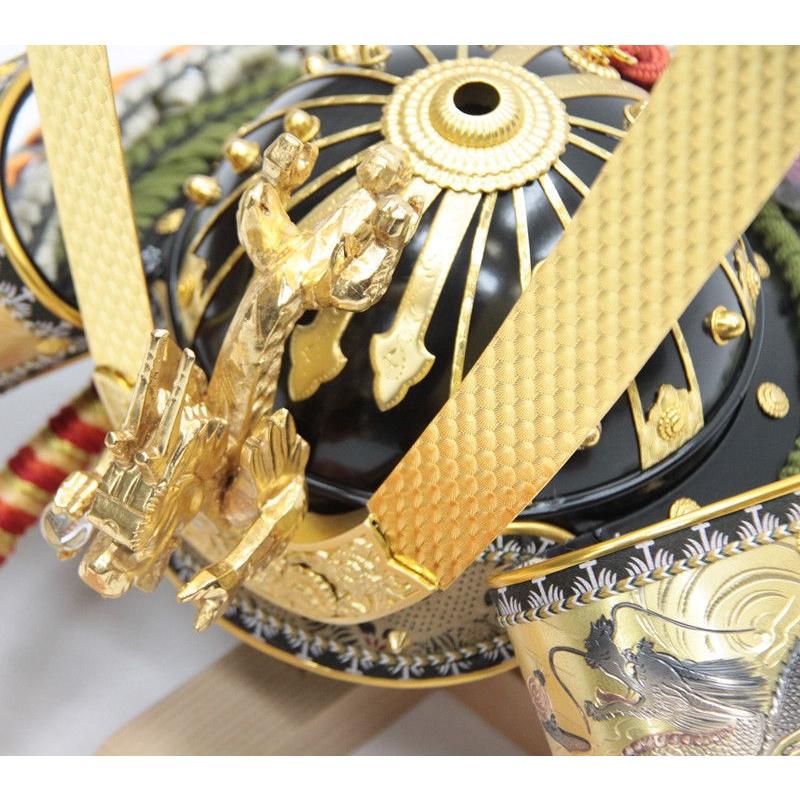 アウトレット品 五月人形兜 単品 19号 昇龍 櫃付 22a-ya-2423 : さくら