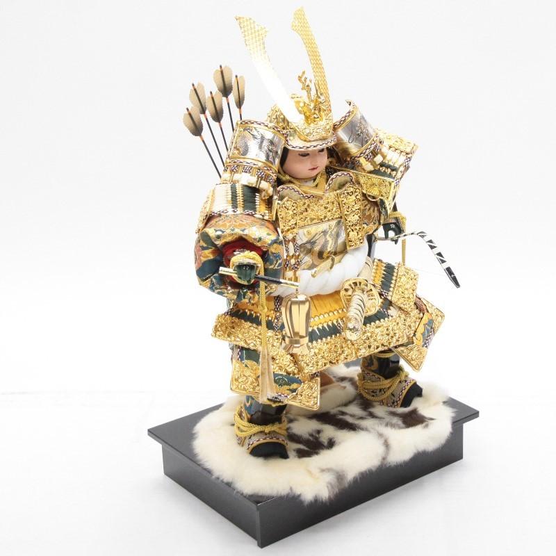 アウトレット品 五月人形子ども大将 単品 10号 子供大将 SA グリーン