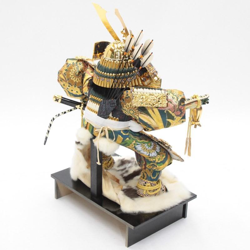 アウトレット品 五月人形子ども大将 単品 10号 子供大将 SA グリーン