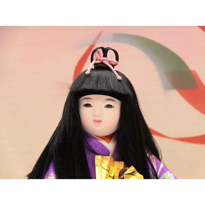 アウトレット品 雛人形童人形 10号 水仙人形 二人 扇梅 舞踊人形 日本