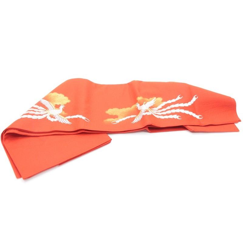 毛氈　刺繍40×7段　鳳凰 アウトレット品 三月毛せん 雛人形用 40×7 フェルト 鳳凰刺繍入