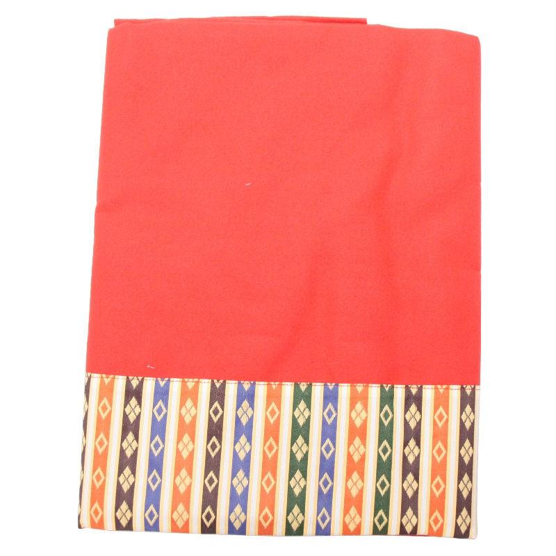 アウトレット品 三月毛せん 雛人形用 30×7 メルトン 繧繝付き 赤毛氈