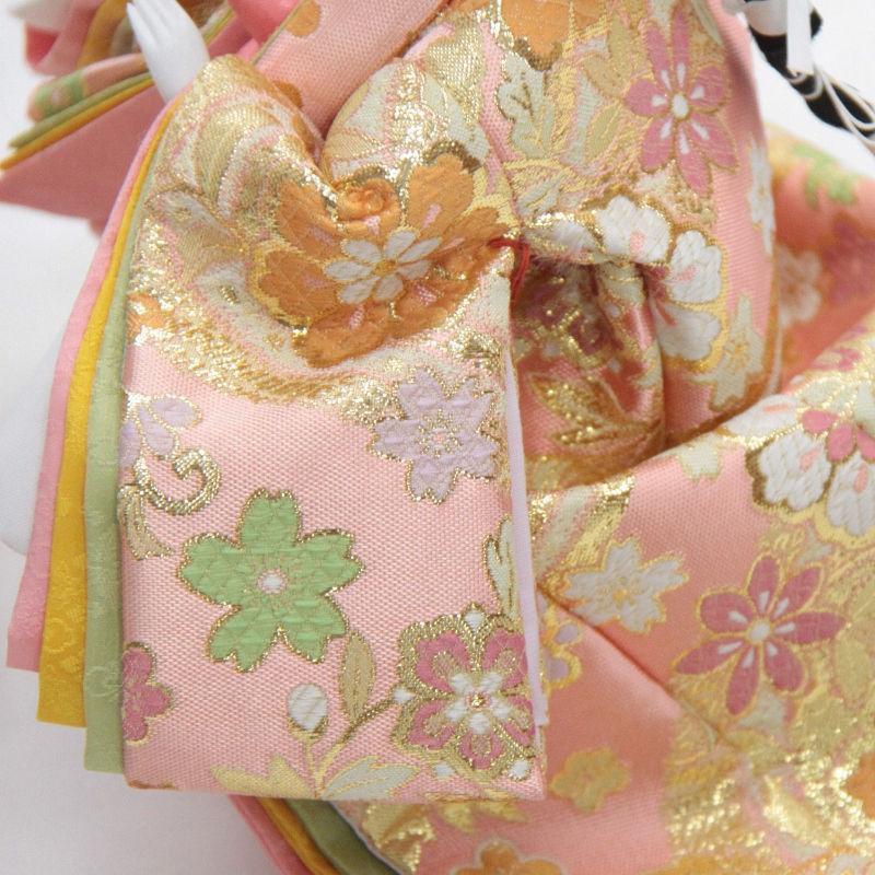 《送料込》 アウトレット品 雛人形五人三段飾り 五人飾りセット パールピンク 御幸セット 落とし屏風 22a-ya-2878 【OCQ1560959667】(56320円)