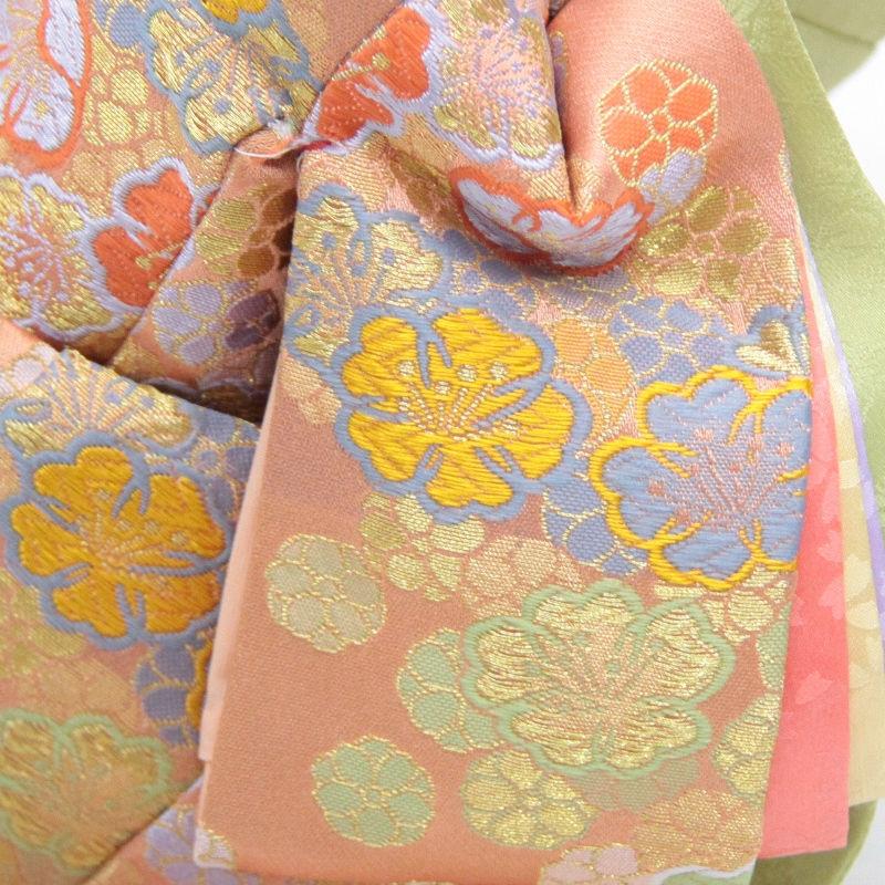 アウトレット品 雛人形五人三段飾り 五人飾りセット 草園 金沢箔セット