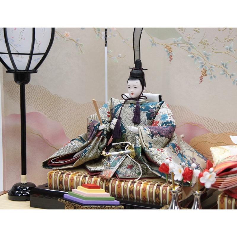 アウトレット品 雛人形五人三段飾り 五人飾りセット 彩華セット 22a-ya