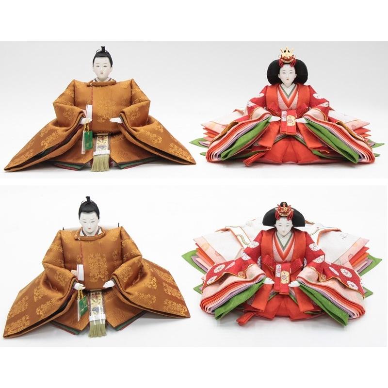 雛人形　松寿作　親王飾り アウトレット品 雛人形親王単品 人形のみ 京七番 松寿作 貴船 黄櫨染