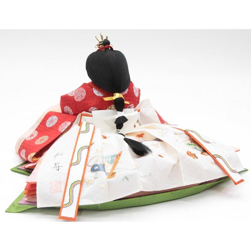 アウトレット品 雛人形親王単品 人形のみ 京七番 松寿作 貴船 黄櫨染