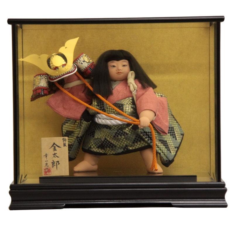 五月人形（金太郎）衣裳着ケース「五号金太兜」幸一光 五月人形 金太郎