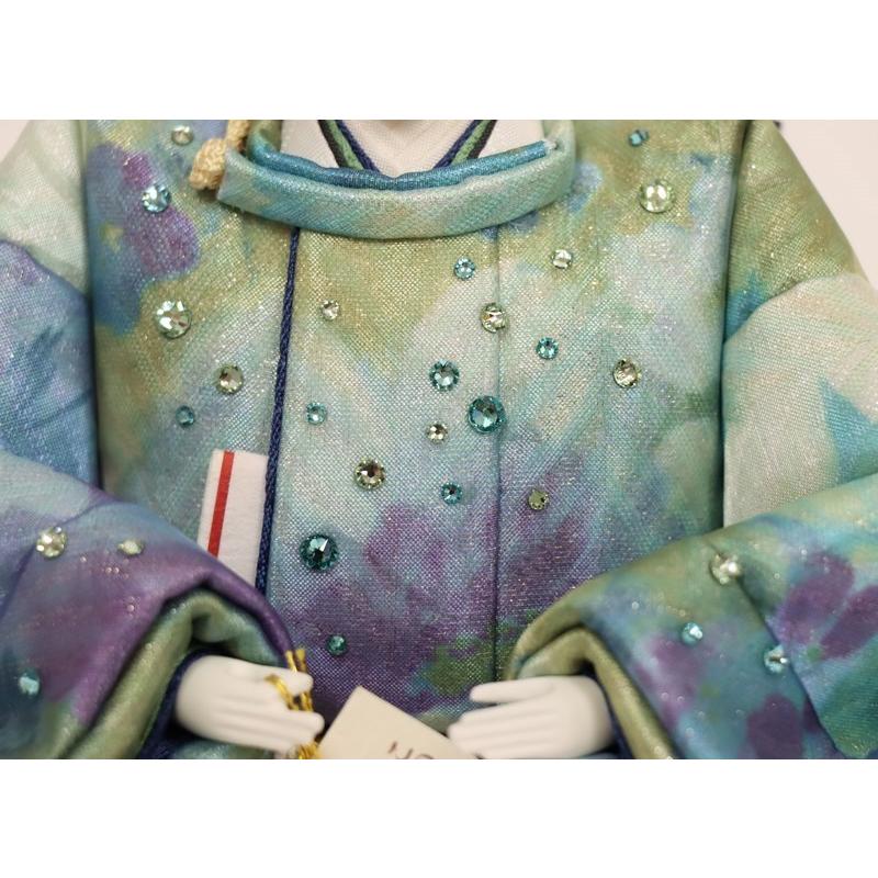 完動品 雛人形 親王平飾り 小出松寿 スワロフスキー SV082002 熊倉基安頭 京十一番 東山 hn272 1hs1874 223to1135 【NA3507722787】(126560円)