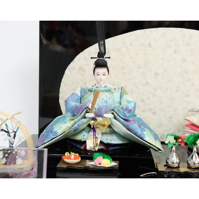 完動品 雛人形 親王平飾り 小出松寿 スワロフスキー SV082002 熊倉基安頭 京十一番 東山 hn272 1hs1874 223to1135 【NA3507722787】(126560円)