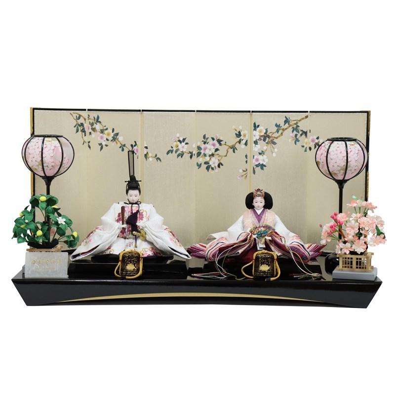 雛人形 親王平飾り 田村芙紗彦 熊倉基安101頭 京十番 大桜花々 hn328 2hs1857 223to1878