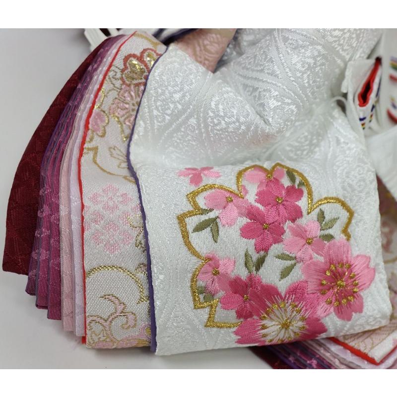 【〜6/6まで出品】 雛人形 親王平飾り 田村芙紗彦 熊倉基安101頭 京十番 大桜花々 hn328 2hs1857 223to1878 【L2804846233】(101200円)