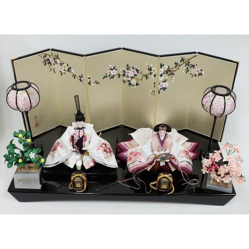 【〜6/6まで出品】 雛人形 親王平飾り 田村芙紗彦 熊倉基安101頭 京十番 大桜花々 hn328 2hs1857 223to1878 【L2804846233】(101200円)