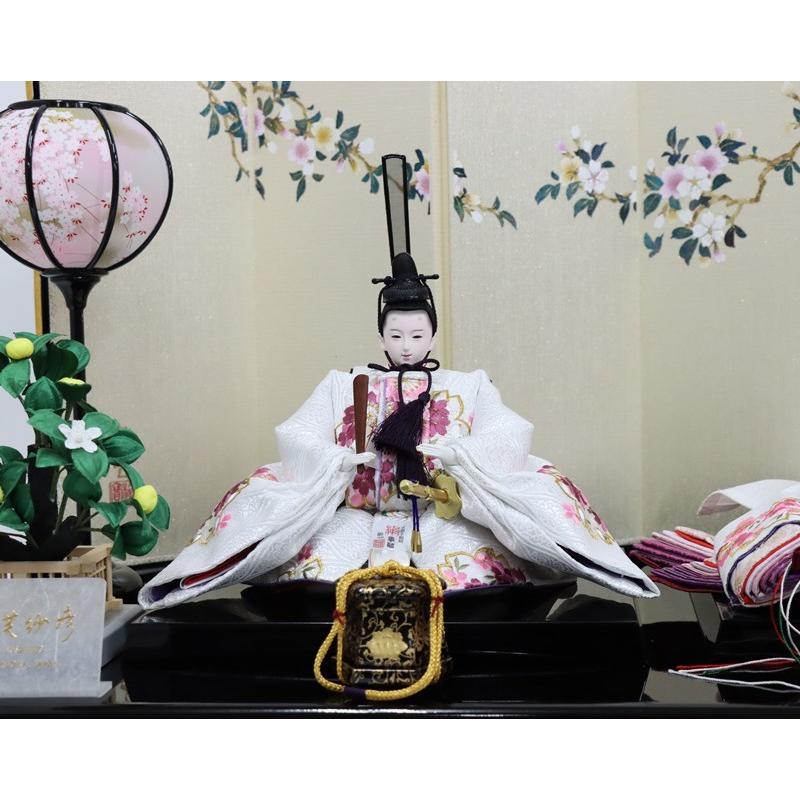 【〜6/6まで出品】 雛人形 親王平飾り 田村芙紗彦 熊倉基安101頭 京十番 大桜花々 hn328 2hs1857 223to1878 【L2804846233】(101200円)