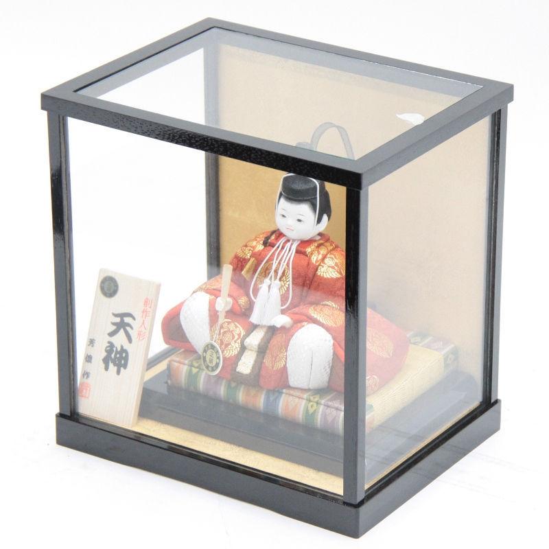 天神様人形 ケース入り 木目込み人形 子ども天神 22ht06/22hf01 芳俊作