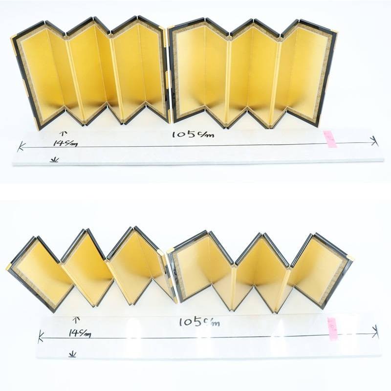 アウトレット品 雛人形 三月屏風 屏風のみ No.11 極上金箔 金沢箔 二重