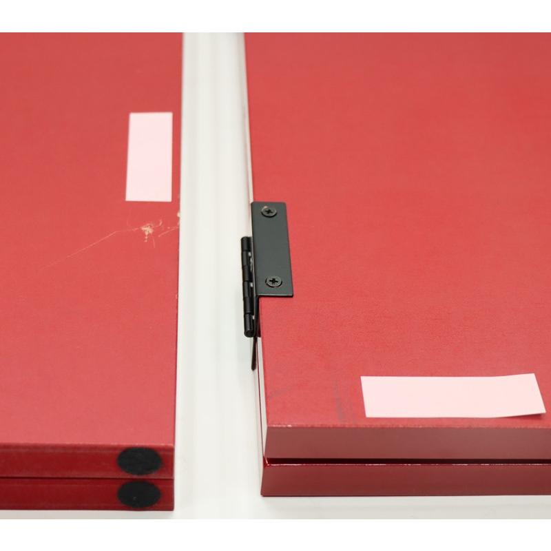 アウトレット品 屏風 屏風のみ 13号 二曲一双屏風 赤塗 二引金 23a-ya