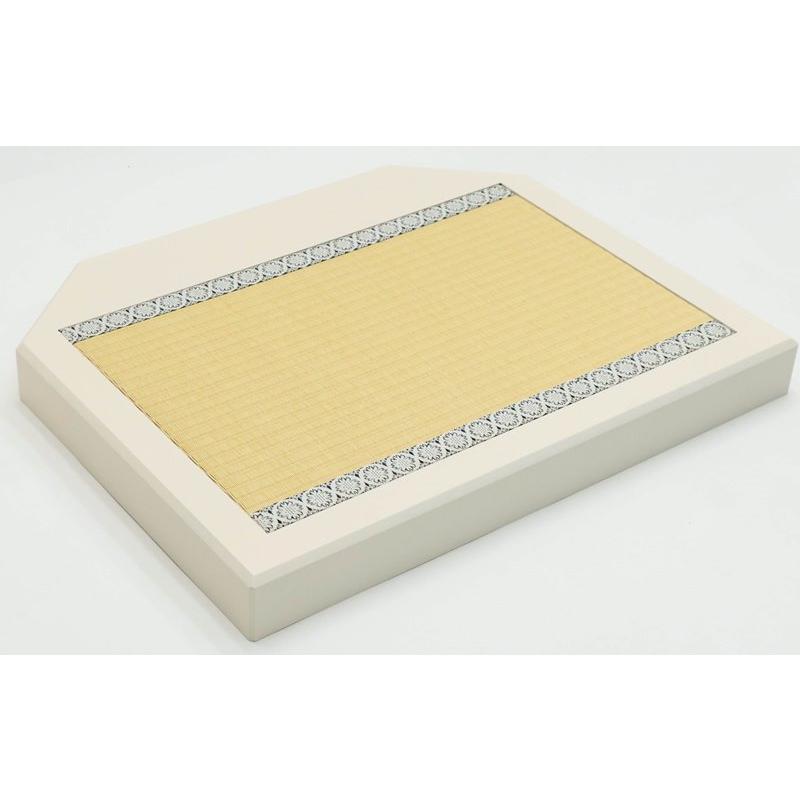 アウトレット品 平飾台 台のみ 60号 六角台 ハードサテン白（タタミ張） 23a-ya-0700の画像