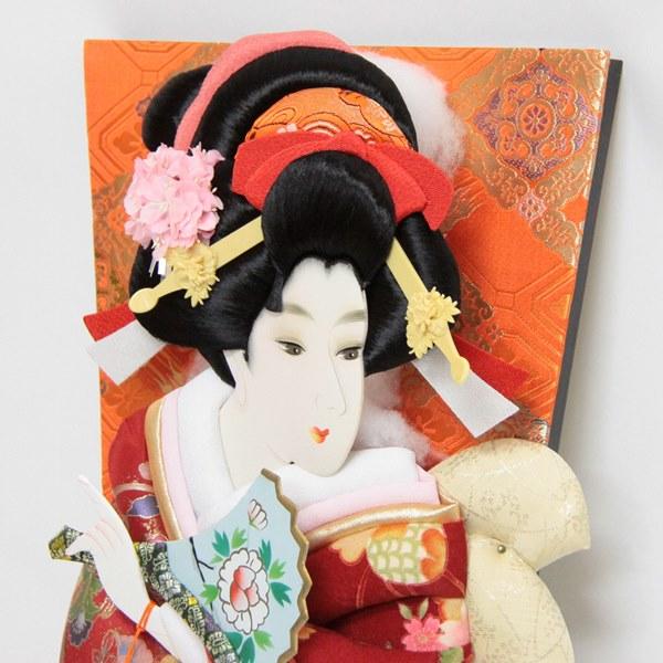 振袖御羽子板飾り 23号 アウトレット 羽子板 ケース入り 新型金彩振袖 23号 hg23-1001 初春