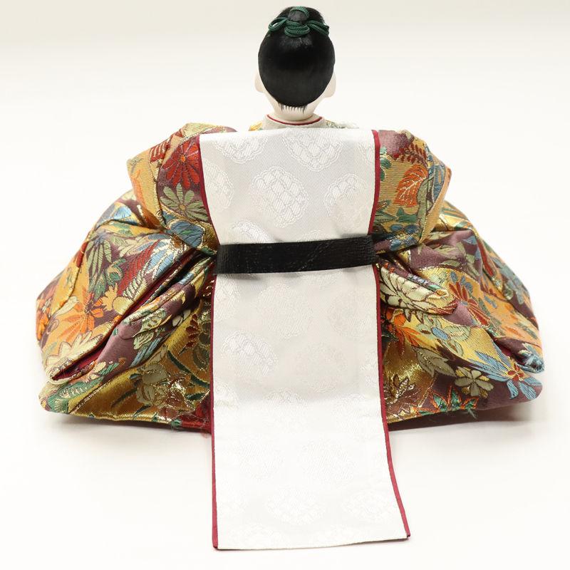 アウトレット品 雛人形 親王単品 人形のみ 十番親王 金茶 赤毛せん