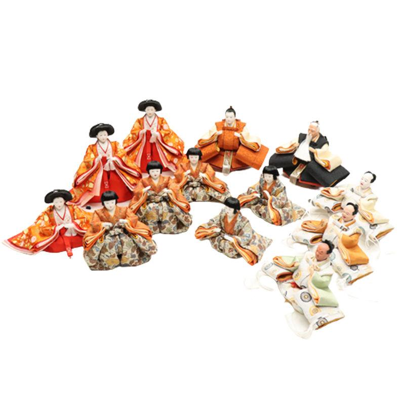 雛人形 ひな祭り 三人官女 五人囃子 随身 仕丁 十三人形