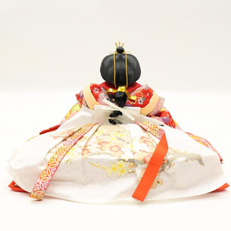 降車口品 雛人形 親王単品 あやつり人形のみ 八番親王 花もも 赤毛せん・親王台付き添い人 24a-ya-0112