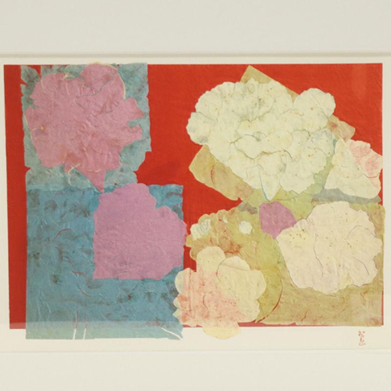 アウトレット品 額絵 紙絵 高村智恵子 花のかたち 24a-ya-0277