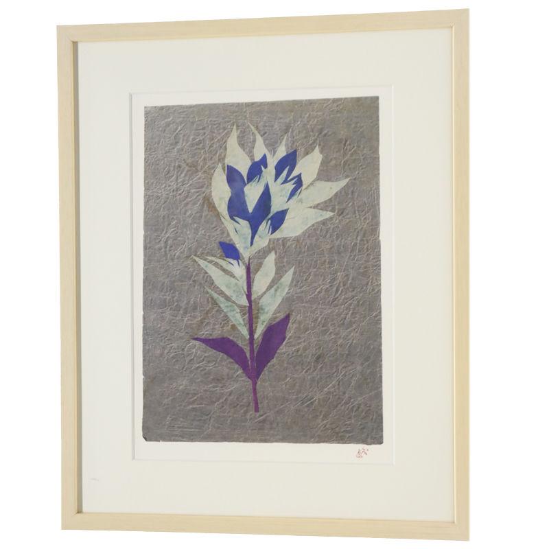 アウトレット品 額絵 紙絵 高村智恵子 りんどう 24a-ya-0287 : さくら