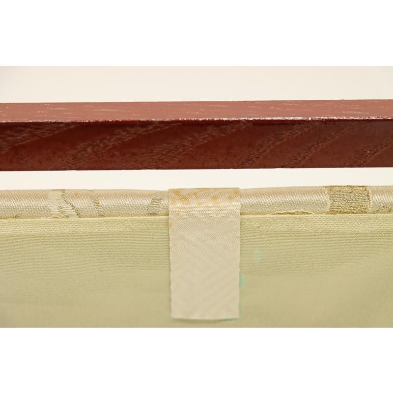 アウトレット品 屏風 単品 13号 几帳 三曲屏風 赤 24a-ya-0500の画像