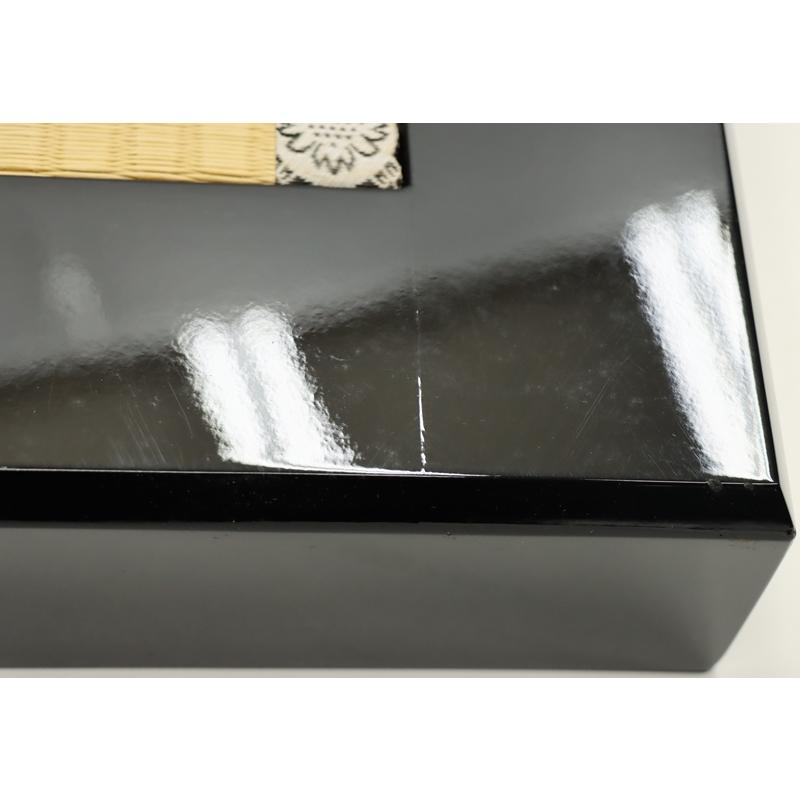 アウトレット品 平飾台 単品 30号 黒塗り畳台 24a-ya-0530の画像