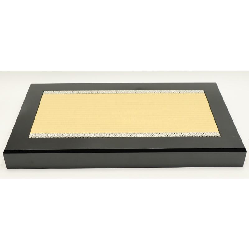 アウトレット品 平飾台 単品 30号 黒塗り畳台 24a-ya-0530の画像