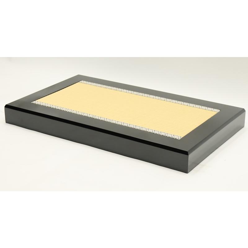 アウトレット品 平飾台 単品 30号 黒塗り畳台 24a-ya-0530の画像