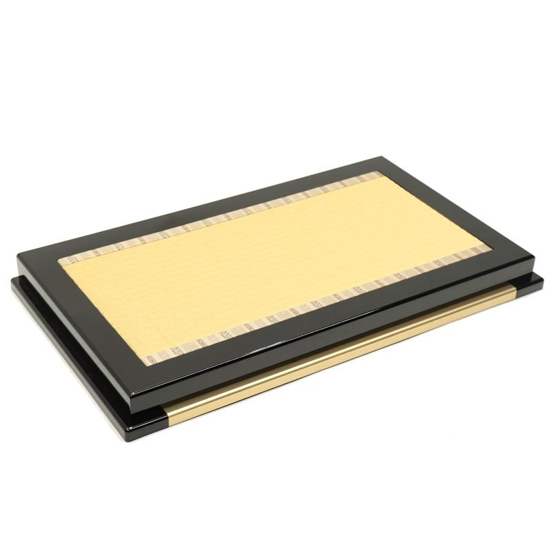 アウトレット品 平飾台 単品 72 黒塗り畳台 金桟付き 24a-ya アウトレット品 平飾台 単品 72 黒塗り畳台 金桟付き 24a-ya