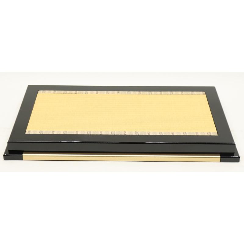 アウトレット品 平飾台 単品 72 黒塗り畳台 金桟付き 24a-ya アウトレット品 平飾台 単品 72 黒塗り畳台 金桟付き 24a-ya