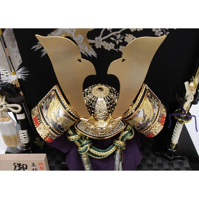 兜差し 五月人形 兜 収納飾り 12号（245to0064）一徳 ym1186n（gk208b