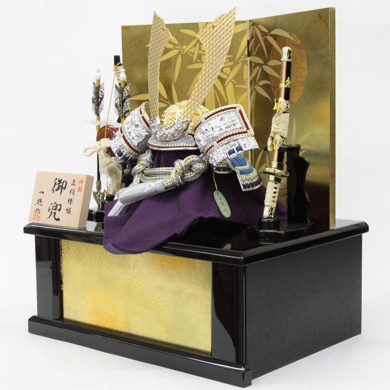 【美品】五月人形 兜収納飾り 天空 五月人形 兜 収納飾り 1/3（245to0130）鞆美 ym1184n（gk66b