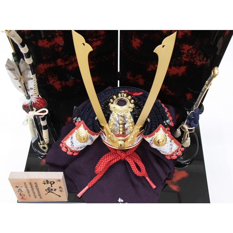 五月人形 兜 収納飾り 1/3（245to0124）鞆美 ym1110n（gk88b/yb1030