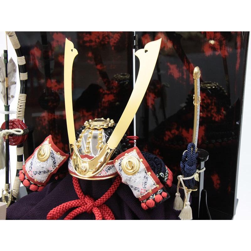 五月人形 兜 収納飾り 1/3（245to0124）鞆美 ym1110n（gk88b/yb1030