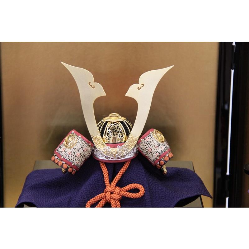 飾兜 五月人形 兜 平飾り 6号（245to0361）実正 ym1140（gk18/yb1048