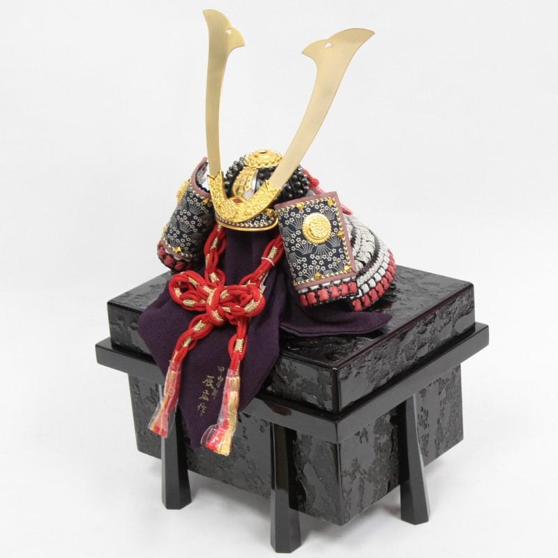 五月人形 兜 平飾り 1/4（245to0434）辰広 ym1092（gk67/yb1019