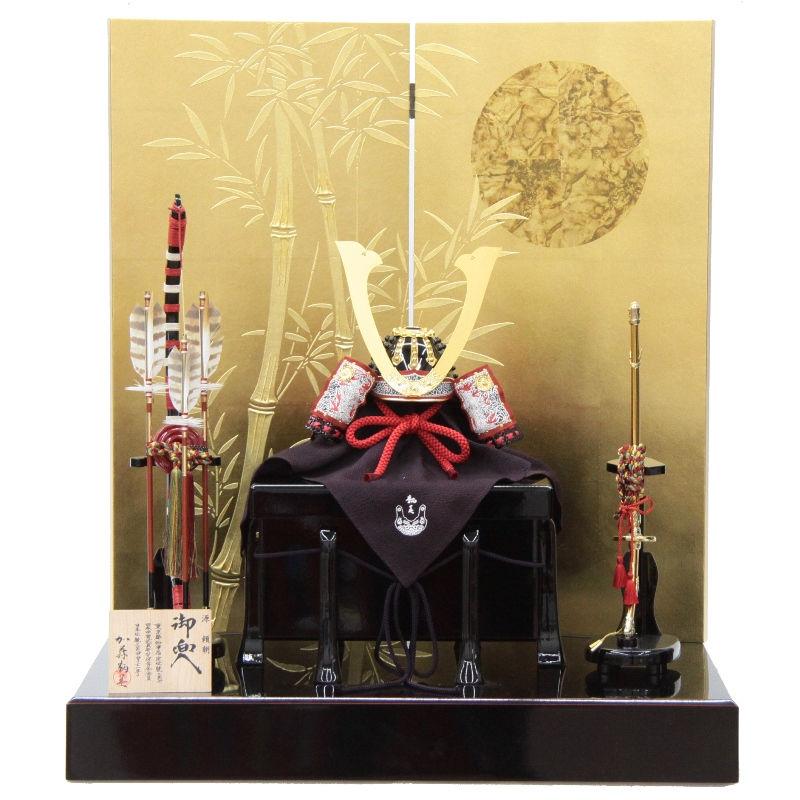 五月人形 兜 平飾り 1/3（245to0505）鞆美 ym1093（gk87/yb1020/yd1020