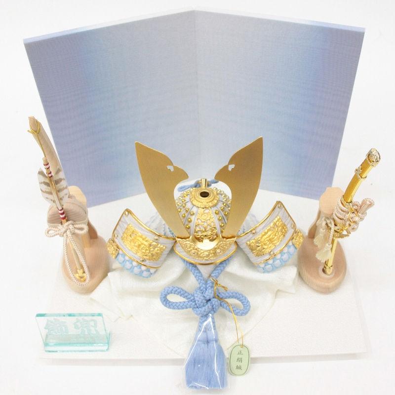 5月兜 五月人形 兜 / 朝比奈朔太郎 / 禅zen A（紫裾濃威） / おしゃれ