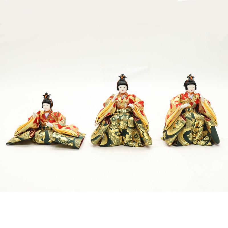 アウトレット品 雛人形 人形単品 三五 五人囃子 金襴 5人 25a-ya-0137