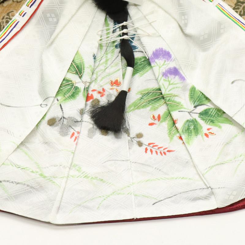 アウトレット品 雛人形 人形単品 小十番 親王 正絹 玉台付 2人 25a-ya