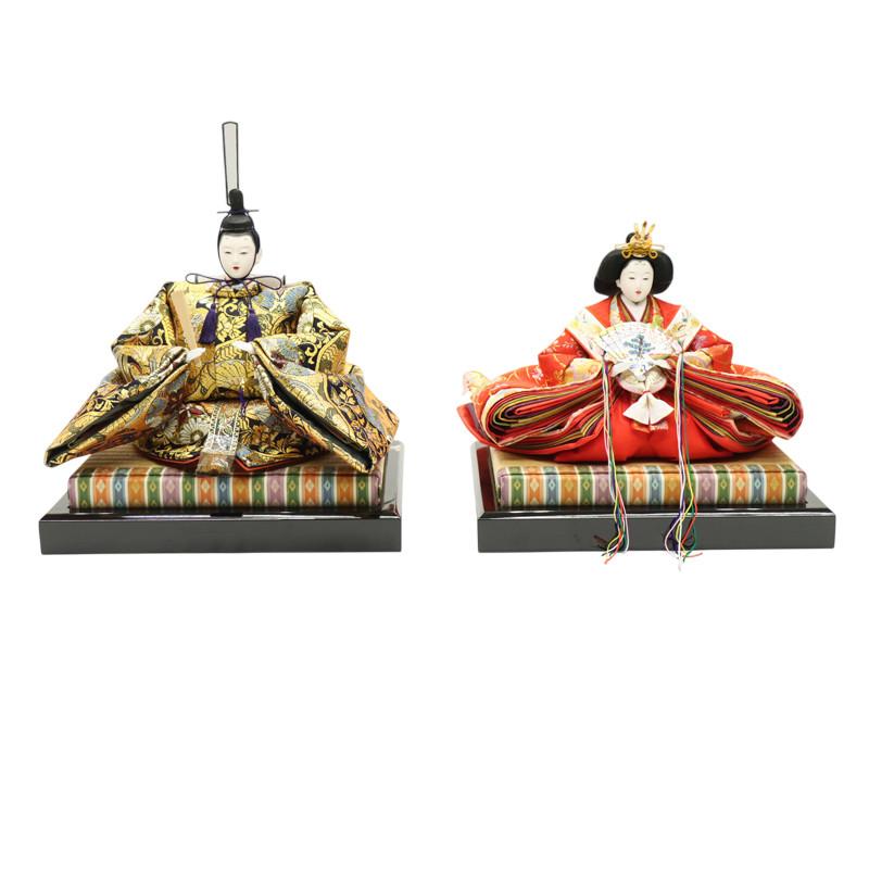 アウトレット品 雛人形 人形単品 九番 親王 玉台付 2人 25a-ya-0171